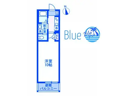 FELICE江の島(1K/2階)の間取り写真