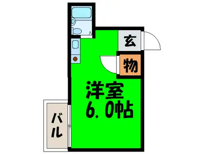 コーエイ中宮(ワンルーム/3階)の間取り写真