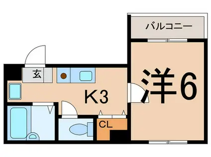 鶴見サニーホームズ(1K/7階)の間取り写真