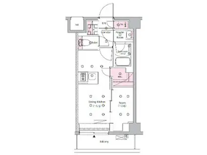 SYFORME NISHISUGAMO(1DK/3階)の間取り写真