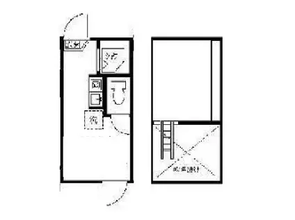 ティ・アーモ レディ(ワンルーム/1階)の間取り写真