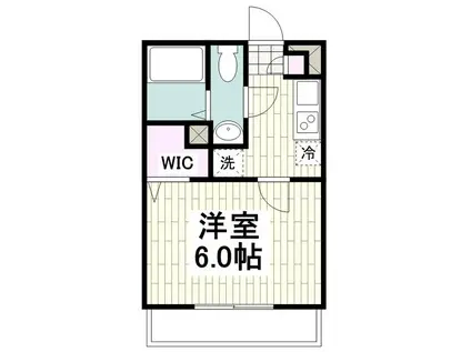 リブリ・ブランドール湘南台(1K/3階)の間取り写真