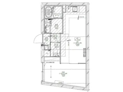 GM上落合(1LDK/3階)の間取り写真