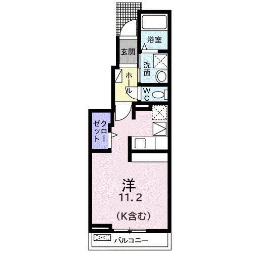 ＪＲ山陽本線 東尾道駅 バス乗車時間：12分 最寄りバス停で下車 徒歩4分 2階建 築13年(ワンルーム/1階)の間取り写真