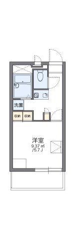 レオパレスエスペランサII(1K/3階)の間取り写真