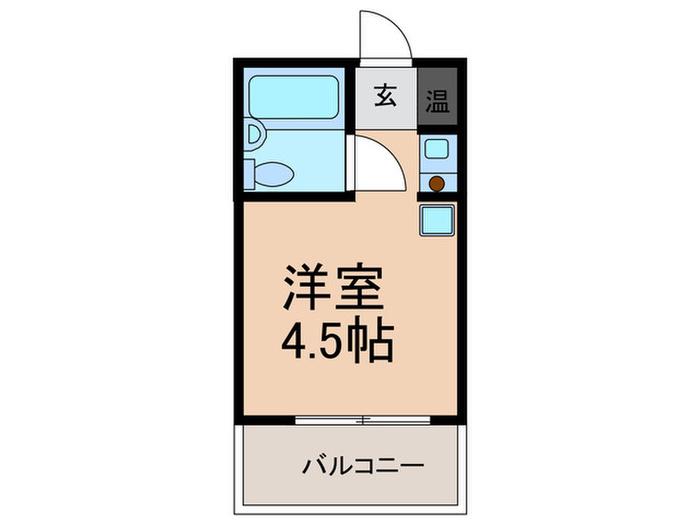 モンティーヌ新在家(ワンルーム/5階)の間取り写真