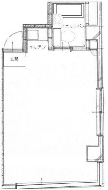 大晃第5ビル(ワンルーム/2階)の間取り写真