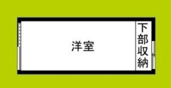 万葉ビル(ワンルーム/2階)の間取り写真