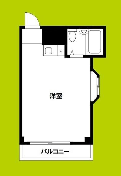 エクセルマンション(ワンルーム/3階)の間取り写真