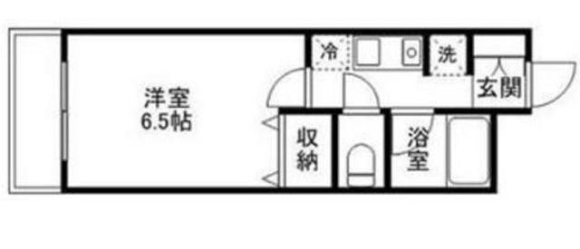 リヴィエール春日(1K/2階)の間取り写真