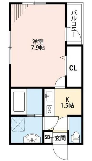 BESTSTAGEスカイツリー(1K/2階)の間取り写真