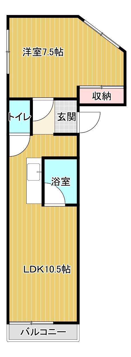 グランデボルゴ(1LDK/2階)の間取り写真
