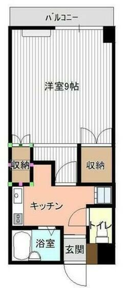 SUNPEARL (1K/5階)の間取り写真