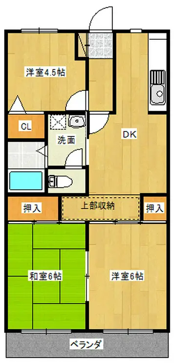 カサベルデ市川 3階階 間取り