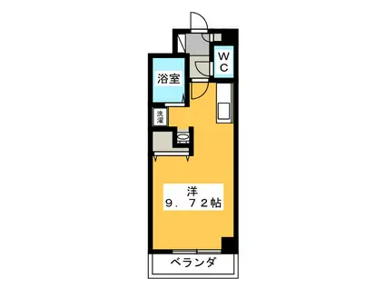 PRIMROSE・M壱番館(ワンルーム/2階)の間取り写真