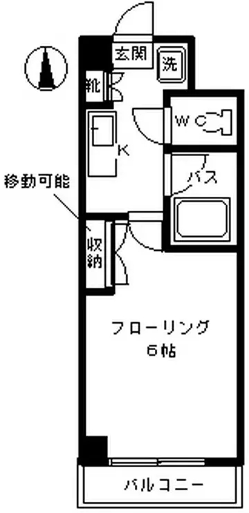 フレール高円寺 5階階 間取り