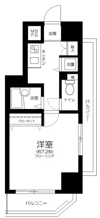 ヴェルト柿の木坂 9階階 間取り