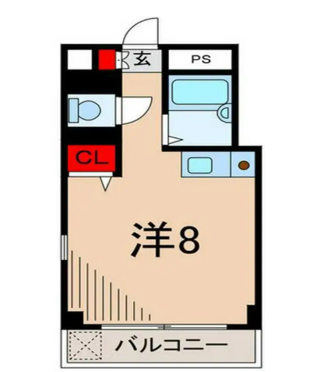 プレイアデ北上野 3階階 間取り