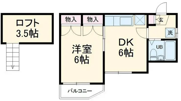 レオパレス森崎II 2階階 間取り