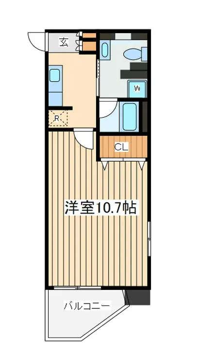 ジーコンフォートウエスト新横浜 6階階 間取り