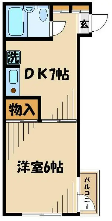 レヂオンス高幡不動 2階階 間取り