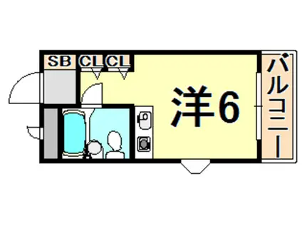 アパートメントハウスNN(ワンルーム/3階)の間取り写真