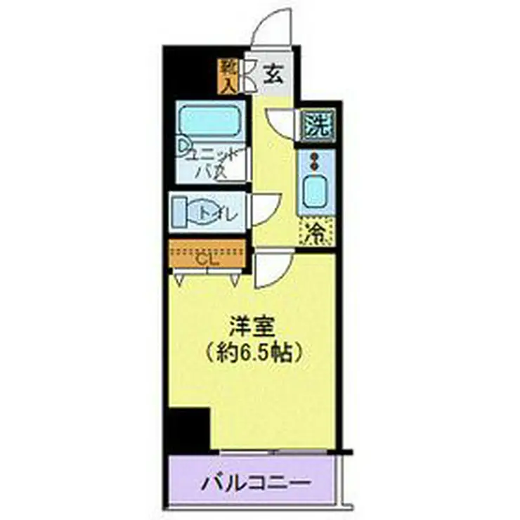 パレステュディオ田町 3階階 間取り