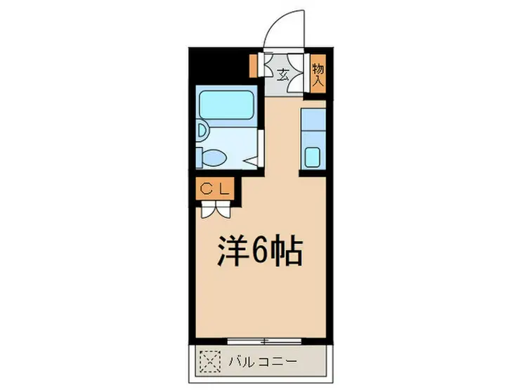 ロータリー都立大第4 4階階 間取り