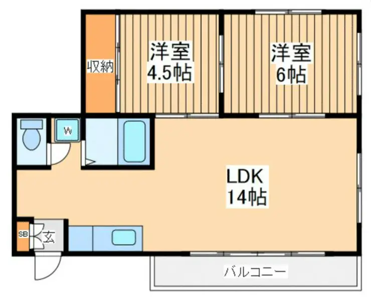 ピア・相模原 2階階 間取り