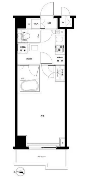 ルーブル高島平 4階階 間取り