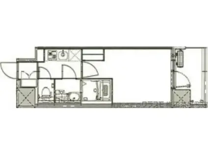 CRESTTAPP野田(1K/10階)の間取り写真