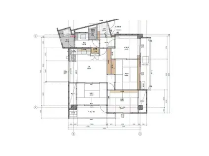 芦屋三条マンション(4LDK/3階)の間取り写真