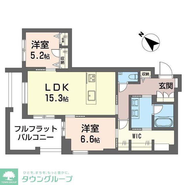 コンフォーザ(2LDK/3階)の間取り写真