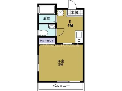 NON-STYLE(1K/3階)の間取り写真