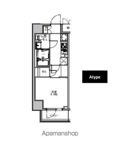 SーRESIDENCE押上サウス(1K/2階)の間取り写真