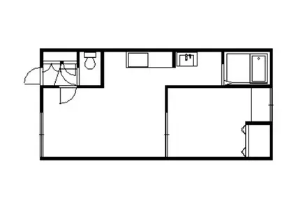 スプリングエンジェルII(1LDK/2階)の間取り写真