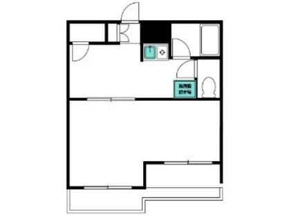 サンライフレジデンス(1DK/1階)の間取り写真