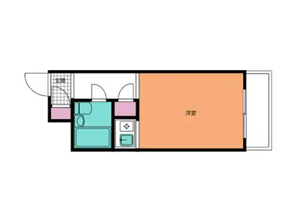 スカイコート荻窪(ワンルーム/3階)の間取り写真