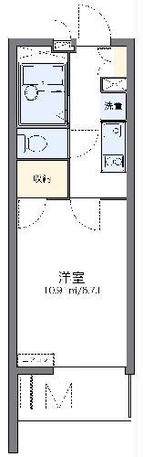 レオパレス空(1K/2階)の間取り写真