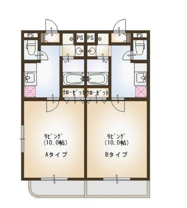 大行院丁スクエア(1K/1階)の間取り写真