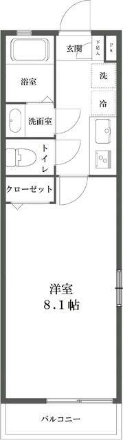 TANNENBAUM タンネンバーム(1K/3階)の間取り写真