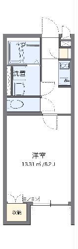 レオネクストコーポ 地純(1K/2階)の間取り写真