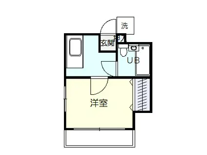 ホワイトメゾン大蔵(1K/2階)の間取り写真