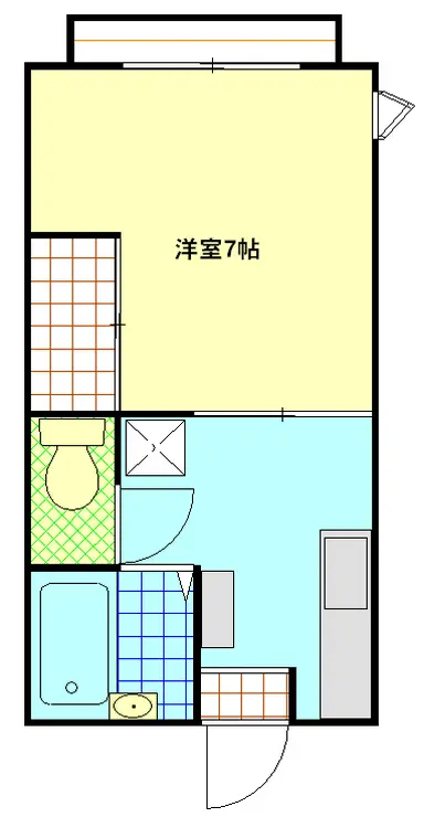 コーポトータス 1階階 間取り