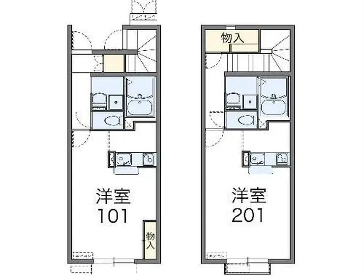 レオネクストカロータN 2番館 2階階 間取り