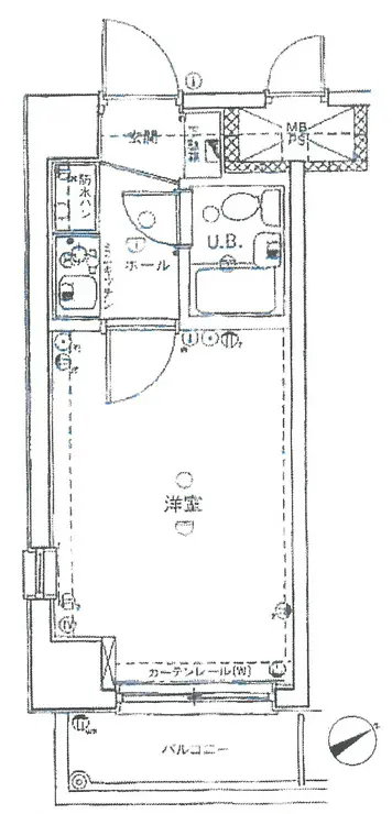 ダイアパレス東千葉 2階階 間取り