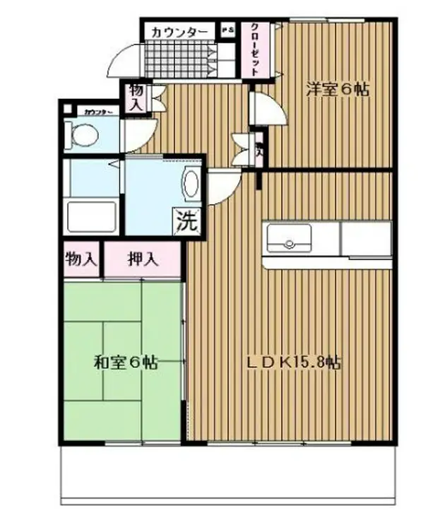 グランソラール丸の内 4階階 間取り