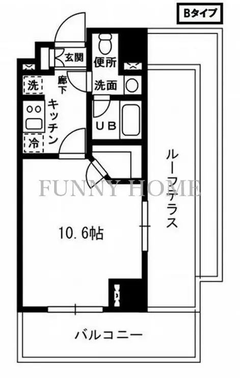 レジディア杉並方南町 4階階 間取り