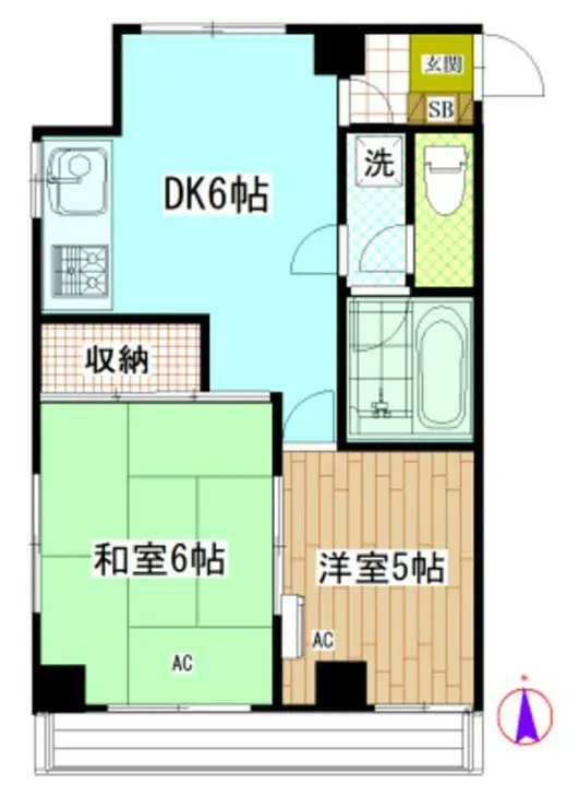 ラカーサモモイ 3階階 間取り