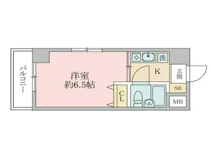 N プチメゾン目黒(1K/5階)の間取り写真